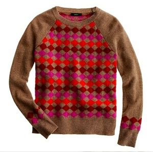 [J. Crew] Dimond sweater Lamb wool Small